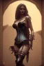 Placeholder: exy milf, warrior, black long hair, silk corset, night, 8k resolution, high-quality, fine-detail, intricate, fantasy art, detailed matte, volumetric lighting, illustration, 3D