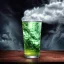 Placeholder: a turbulent ocean storm in a drinking glass on a table, clouds, lightning, 8k resolution, high-quality, fine-detail, intricate, digital art, drinking glass, detailed matte, volumetric lighting, baroque, illustration, octane render, brian froud, howard lyon, selina french, George Grie, Ben Goossens, Igor Morski