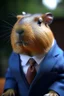 Placeholder: capybara in a suit