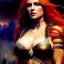 Placeholder: portrait 'beautiful Sexy busty Redhead Sif',Braids,tattoed,painting by gaston bussiere, greg rutkowski, yoji shinkawa, yoshitaka amano, tsutomu nihei, donato giancola, tim hildebrandt, oil on canvas, cinematic composition, extreme detail,fit full head inside picture,32k