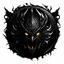 Placeholder: fantasy black coal icon, png format