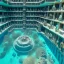 Placeholder: lost underwater city, Poseidon, highly detailed, cinematic, ultra photorealistic, ultra realistic, volumetric lighting, sun shafts, spectral