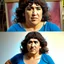 Placeholder: Create a highly realistic 3D scene. An detailed Realistic of Play Football Diego Maradona transforming her into a woman with the same specifications as the attached image. The method of transforming the painting in full detail. A comedic and funny touch. Ultra wide angle. Extremely realistic fine details. Highly realistic detailed display. Great full presentation and amazing drawing style. Transfer the full detailed drawing of the image at a wide and precise angle. Inspiri