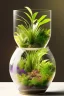 Placeholder: a glass jar terrarium filled with plants,concept art, digital art, sharp focus, trending on art station, illustration,digital painting ,