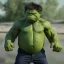 Placeholder: Hulk toddler, hyper realistic