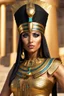 Placeholder: cleopatra, pharaoh makeup, full body shot, written by Orcinus Orca, Ultra detail face