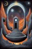 Placeholder: a portal to another universe,by artist "Tracy Lee Stum";by artist "Leonora Carrington Schloe";by artist "burned basalt"