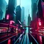 Placeholder: Cyberpunk style city street at night, unreal engine 5.