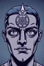 Placeholder: hero with three eyes and the third eye is in his forehead