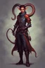 Placeholder: a tiefling artificer