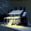 Placeholder: House in the Snow Painting, Peter Halk Art Painting, Pinterest, American Scene Painting, Detailed Painting, Flashing Light, Atmospheric