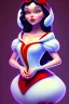 Placeholder: Snow white, cartoon art style