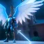 Placeholder: Archangel Michael, Lightnings, unreal 5, octane render, cinema4d, dynamic lighting, soft lighting, 4k, redshift render, highly detailed, hyper realistic