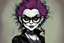 Placeholder: Maurice Sendak, Edward Gorey, and Ralph Steadman style, close up, full body, caricature portrait illustration, of a gothpunk vampire girl, with highly detailed hair and facial features, precisely drawn and inked in vibrant chromatic color