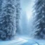 Placeholder: ice, blue, forest, snow, beautiful, masterpiece, expert, 8K, hyperrealism, sharp focus, cinematic lighting