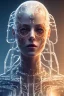 Placeholder: cyberpunk, head, women, portrai, open mouth, perfect skin, tron, cyborg , perfekt, real, dream, hr giger