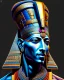 Placeholder: Illustrative sketch of Pharaoh Akhenaten, front view, ultra quality, hyper detailed, maximalist, 8k