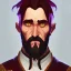 Placeholder: Portrait of a 35 year old weird warlock