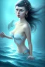 Placeholder: lady muse with black hair blue eyes top in the ocean