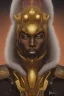 Placeholder: black male African alien, cracks in the head, wicked, Asian eyes, crown, blood, 8k, finely detailed, photo realistic, Boris Vallejo style turquoise skull head gold dragon space alien rain skeleton gold tooth silver helmet silver space suit spaceships