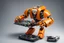 Placeholder: an orange robot crushing a hard drive