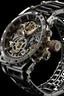 Placeholder: Generate an image of a DeWitt Glorious Knight watch with a focus on the exquisite details of its skeletonized movement and the interplay of light and shadow."