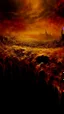 Placeholder: oil painting of a city of gold That lies in the distance