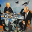 Placeholder: Putin, President Xi Of China And Joe Biden Play Chess With A Pigeon,Ufo,Complex Surgical Instruments Intermixed With A Newborn Boy,Minimalism,Painting By Adrian Ghenie,Rene Magritte,Pablo Picasso,Michelangelo,Salvador Dali,Lucian Freud