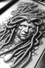 Placeholder: medusa man sketch, detailed, hi resolution, intricate, 4k, hyper realistic, no pens, paper, humans, pencils -