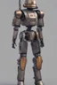 Placeholder: A Star Wars Combat Droid, Wearing Cowboy Clothes, Armor Looks Dangerous.