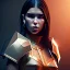 Placeholder: Mystery dua lipa, knight costume, Ambiance dramatique, dramatic lighting, volumetric lighting, concert background, hyperrealisme, 8k, high quality, lot of details, fit within portrait