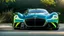 Placeholder: A sleek (((a fusion of bentley and koenigsegg jesko))), its glossy shell reflecting the (((bright sun))), cutting through a (((clear bright blue morning sky)))