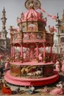 Placeholder: A pink casino themed carnival painted by Michelangelo di Lodovico Buonarroti Simoni