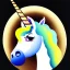 Placeholder: portrait of unicorn Rafael style