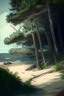 Placeholder: forest by the beach