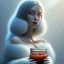 Placeholder: pixar style, realistic painting of a women in dress and a jar jam marmelade in kitchen,volumetric blue sky environment and background, volumetric lighting,dramatic lighting, detailed digital painting, extreme dense and fine fur, anime, ornate, colour-washed colors, elegant, small minutiae, tiny features, particulars, centered, smooth, sharp focus, renderman gofur render, 8k, uhd, detailed eyes, realistic shaded volumetric lighting,caustics,backlight, full body