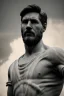 Placeholder: Ultra Realistic image, classical renaissance marble marble sculpture, marble material, Lionel Messi, waist up portrait, epic, celestial, cinematic lighting, God light, god rays, 4k resolution, smooth details, ornate details, soft lighting, unreal engine 5, sky background.