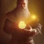 Placeholder: Insanely detailed photograph of an “D&D twilight cleric holding glowing D20” with intricate detailed beard, intricate clothing, hyperdetailed painting by Ismail Inceoglu Huang Guangjian and Dan Witz CGSociety ZBrush Central fantasy art album cover art,8K, hdr, mysterious, flickeringlights ,Stoic