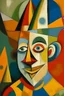 Placeholder: Early cubism Picasso clown