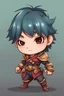 Placeholder: a cute chibi face math hero, fighting style, full body picture, ( perfect detail ), digital game style, fantasy look, colorful,