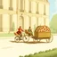 Placeholder: Pizza delivery to the home of Louis XVI.