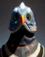 Placeholder: "twitter, mysterious Kenku male, bird, full-scale head and shoulders portrait, 8k resolution concept art portrait by Greg Rutkowski, Artgerm, WLOP, Alphonse Mucha dynamic lighting hyperdetailed intricately detailed Splash art trending on Artstation triadic colors Unreal Engine 5 volumetric lighting Splash art fantasy"