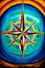 Placeholder: lost compass getting back to integrith; surrealistic optical art