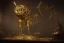 Placeholder: concept art of a giant mechanical clockwork marionette made of brass and gold in a dark moody interior, puppet, ornate, engraved highly detailed, fantasy, render, digital painting, trending on artstation, illustration, in the style of piotr jablonski, artgerm and greg rutkowski, dishonored, arkane lyon