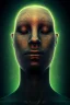 Placeholder: portrait full human body, profile, meditation, universe, realistic, 8k, high quality, extreme detail, symmetrical, four dimension, jungle, dark background, magic face