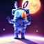 Placeholder: pixar style cute rabbit astronaut in space, unreal engine