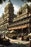 Placeholder: اريد صورة قلعة بهلاء وبجانبها سوق شعبي