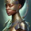 Placeholder: sango fantasy, fantasy magic, intricate, sharp focus, illustration, highly detailed, digital painting, concept art, matte, artgerm and paul lewin and kehinde wiley, masterpiece Asian black panther Egyptian silver space lady gallaxy