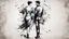 Placeholder: ink design of European woman and man, love