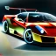 Placeholder: fullbody Drawing of ' Ferrari 612 GTO',intricate detail,andrea bonelli,Kilian Eng,Ohrai,evan lee,Aleksandr Sidelnikov,KyuYong Eom,three quarters frontal aerial view,toned colors,16k